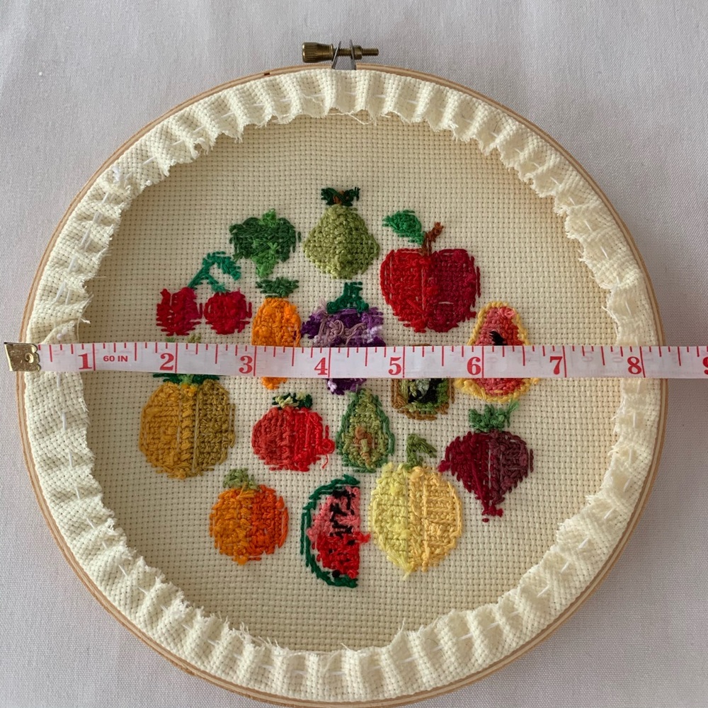 Fruits & veggies cross stitch ๐๐๐ฅฆ๐ - Picture 5 of 8